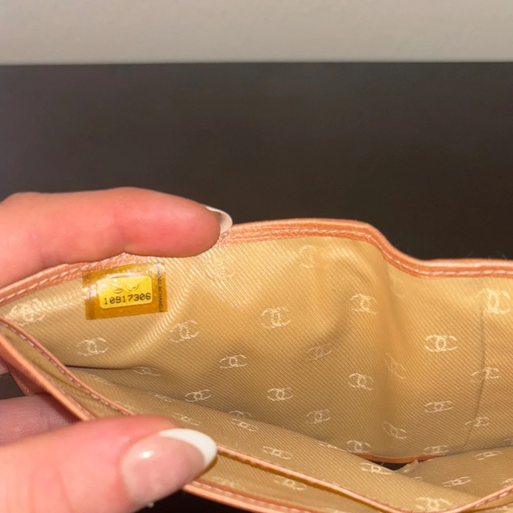 CHANEL Apricot Leather Wallet - Picture 9 of 10